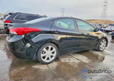 2013 Hyundai Elantra Gls из США, поврежденный, VIN 5NPDH4AE4DH180765